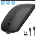 Rechargeable Wireless Optical Mouse, Wireless Gamer 2.4Ghz Mouse - Mouse.
