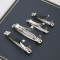 10/5pcs French Spring Hair Clips Blank Base Automatic Barrett Handmade Bow Hairpin for DIY Making Jewelry Accessories Wholesale. 