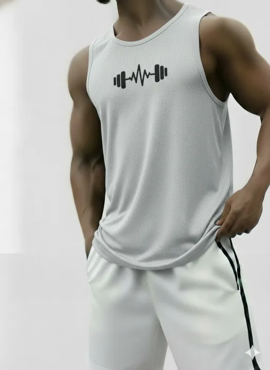 STAR%20Premium%20%20China%20mesh%20tank%20top%20//%20Sleeve%20less%20workout%20%20T-shirt%20For%20men%20-%20Image%202