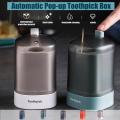 Toothpick Dispenser Eject Automatic Tooth Pick Holder Dispenser.