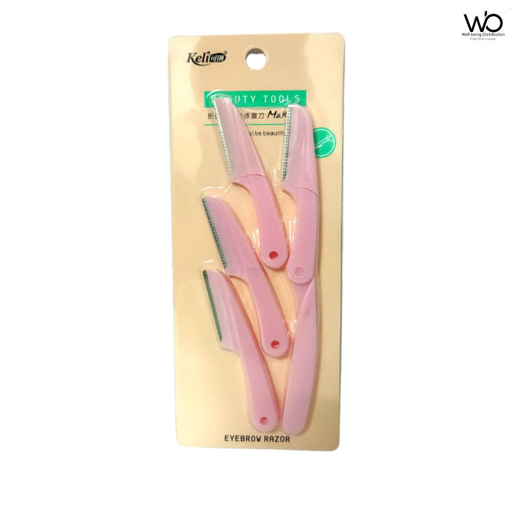 Keli%20Beauty%20Tools%20Eyebrow%20Razor%204pcs%20-%20Blue%20/%20Pink%20-%20Image%202
