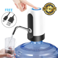 Rechargeable USB charging automatic water pump with water dispenser.