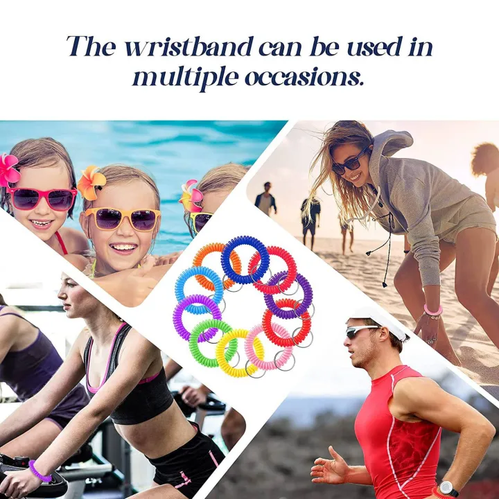 100%20Pcs%20Colorful%20Spring%20Wrist%20Coil%20Keychain%20Stretchable%20Wrist%20Keychain%20Bracelet%20Wrist%20Coil%20Wrist%20Band%20Key%20Ring%20Chain%20-%20Image%207