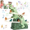Roller Coaster Toy Dinosaur Roller Coaster Slide Track Toy for Kids Children. 
