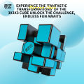 QiYi Stickerless Mirror Magic Cube 3x3x3 Professional 3x3 Speed Puzzle Children Toys Game Gift 3×3 Special Speedcube Cubo Magico. 