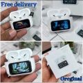 Airpods Pro 2 With Screen Display ANC / ENC Dobble Dark Touch Control Noise Reduction Long Battery Bluetooth Headphone Best quality.