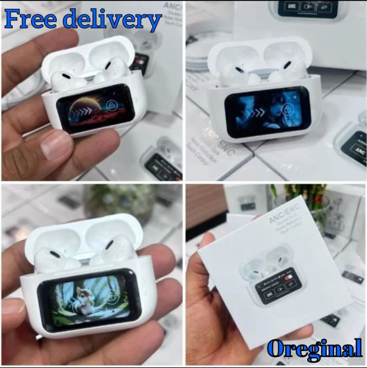 Airpods%20Pro%202%20With%20Screen%20Display%20ANC%20/%20ENC%20Dobble%20Dark%20Touch%20Control%20Noise%20Reduction%20Long%20Battery%20Bluetooth%20Headphone%20Best%20quality%20-%20Image%202