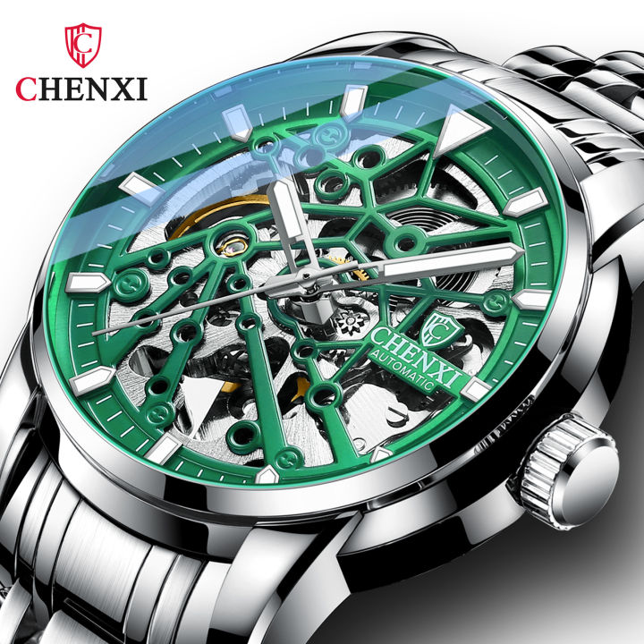 CHENXI Skeleton Automatic Mechanical Watch Waterproof
