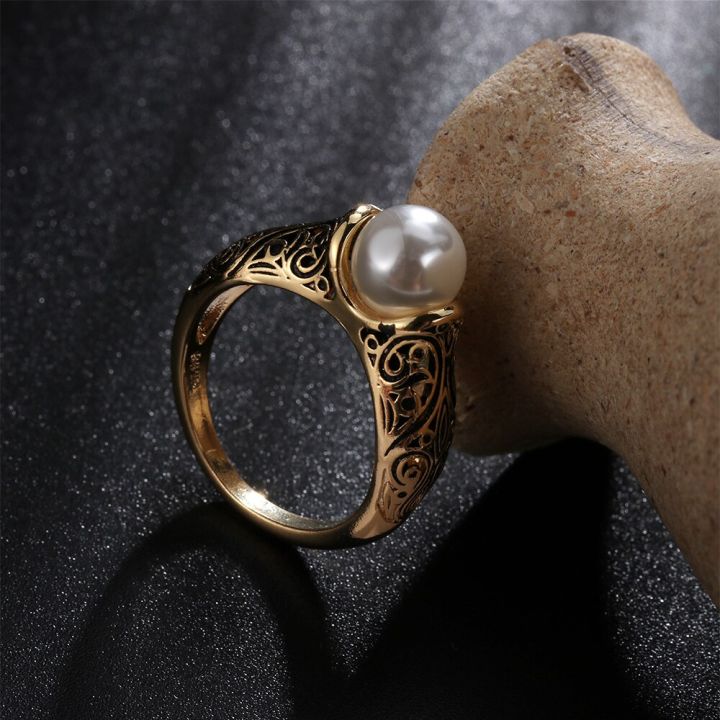 1PC%20Fashion%20Vintage%20Inlaid%20White%20Pearl%20Ring%20Gold%20Plated%20Ladies%20Ring%20Jewelry%20Wedding%20Ring%20Engagement%20Ring%20Rings%20For%20Women%20-%20Image%204