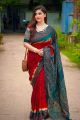 Eid Special Elegant Stylish Digitial Print Batik Print Saree With Blouse Piece. 