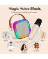 K12 Karaoke Bluetooth Speaker With Microphone Music Box.