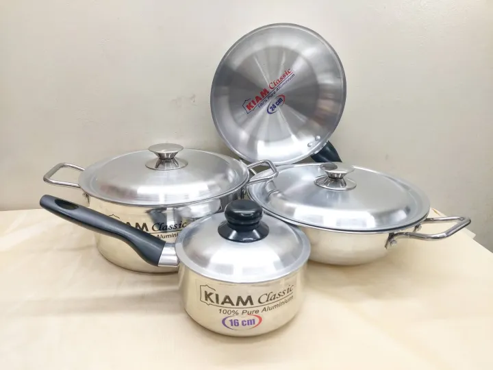 Kiam%207%20Pcs%20Family%20Pack%20Cookware%20Set%20Pure%20Aluminium.%20Casserole%20Stock%20Pot,%20Korai,%20Milk%20Pan,Fry%20Pan%20&%20Lid%20Set.%20Model:%20A400.%20-%20Image%205