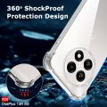 OnePlus 13R 5G/OnePlus ACE 5/ ACE 5 Pro 5G Premium Silicone Case Crystal Clear Soft TPU Ultra-Thin Transparent Flexible Protective Mobile Phone Back Cover. 