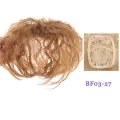 Black Fringe Brown Women Cover White Hair Hair Extensions Clip In Bangs Toupees High Temperature Fiber Topper Fake Hair Piece 3D Hair Bangs Corn Curly Bangs Head Top Wig Block. 