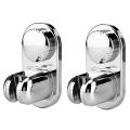 2X 5 Mode Angle Adjustable Shower Head Holder, Super Power Vacuum Suction Cup Handheld Shower Bracket. 