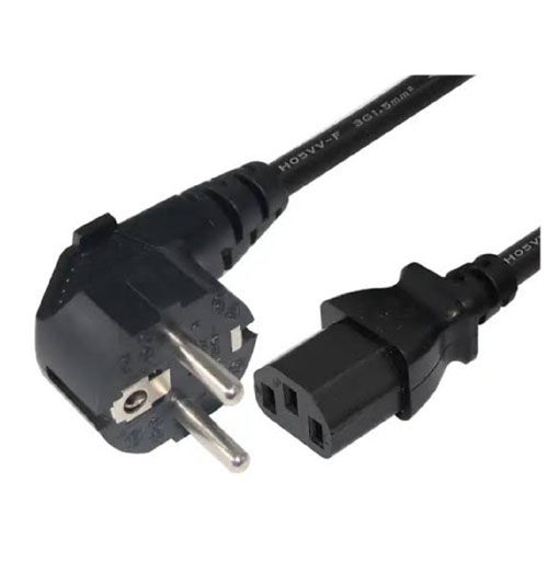 2 Pin POWER CABLES  Cable For Desktop PC LCD Monitor Laptop Printer Power Cables Multi use
