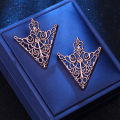 1 Pair Shirt Collar Brooch Shirt Triangle Metal Collar Brooch Shirt accessories. 