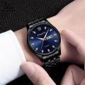 LouisWill Men Travel Fashion Watch Quartz Steel Strip Watches 30m Waterproof Luxury Luminous Business Wristwatches Outdoor Exercise. 