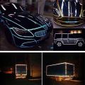 【Mary DAI Store】5cm*300cm Reflective Tape Decoration Stickers Car Warning Safety Film Auto Reflector Sticker on Car Styling.