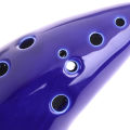 12 Hole ocarina ceramic alto C legend of blue instrument. 