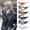 Moon Designed Rectangular Sunglasses Unisex Outdoor Cycling Goggles Hip Pop Punk Y2K Sun Glasses UV400 Oculos Lunette De Soleil. 
