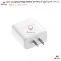 Realme 65W SuperDart GaN Charger Adapter with Type -C Cable - White. 