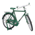 1:10 Alloy Bicycle Model Vintage Miniature Simulation Collection Free Standing Bike Model with Inflator Briefcase. 
