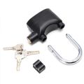 Security Alarm Lock - Black - Door Bottom Sealing Strip. 