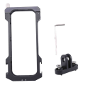 For Insta 360 X3 Metal Protective Cage Panoramic Action Camera Case with Cold Shoe Mount. 