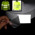 5M Reflective Strip Sticker 2-5cm Heat Transfer Reflective Tape For DIY Clothing Bag Shoes Iron on Safety Clothing Supplies. 