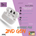 AirPods Pro 2nd Generation Dubai Made Wireless Earbuds White Noise Cancelling Best Quality AirPods Pro. 