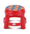 RFL Round Short Stool Red 76778. 