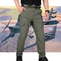 Men's Tactical Pants Multicket Elastic Waist Military Trousers Male Casual Cargo Pants For Men Clothing Slim Fit 5XL.