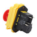 Electromagnetic Switch 120V 16A Power Tool Push Button Switch IP55 Waterproof for Machine Tool Bench Drill.