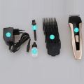Kemei KM 5015 Waterproof Professional Hair Clipper Trimmer & Shaving system for men -Black Gold.