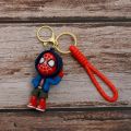 Marvel Spider Man Keychain Bag Keyring Pendant Birthday Gifts Cute Doll Pendant Action Figures Avengers.