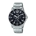 Casio MTD-330D-1AVDF Silver Metal Watch For Men. 