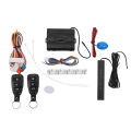 Car Keyless Entry System Kit Intelligent PKE Push Button Remote Start Kit with Trunk Release for 12V Fuel Vehicle. 