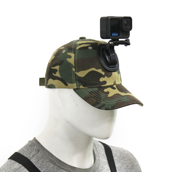Accessories%20Sun%20Hat%20Cap%20with%20Base%20Mobile%20Phone%20Clip/Clamp/Holder%20for%20Gopro%20Hero%2013%2012%2011%2010%209%208%207%206%205%20Xiaomi%20Yi%204K%20Insta360%20One%20X3/4%20Camera%20-%20Image%204