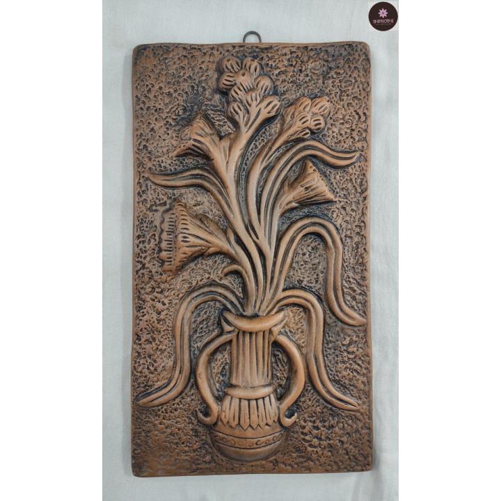 Clay Wallmate - Rojonigandgha   Soil Made wallmate  Terracotta  Rokomfer