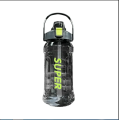 1.5 Liter Sports Water Bottle with Straw, 1500ml Leakproof BPA-Free Plastic Bottle,.