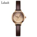 LABAOLI Leather Women Watches Creative Dial Rose Gold Women Bracelet Watches For Ladies Wrist Watches Quartz High Quality 2023. 