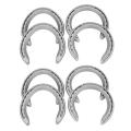 4Pcs 5 Horse Equipment Aluminum Alloy Farrier for Tournament Play.