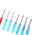 7 Pcs/set blue 45mm x 3mm mini small cross screwdriver set repair tool Encounter. 