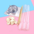 34 Pcs Resin Jewelry Tools Set Dropper Stirring Rod Epoxy Crystal Resin Tool Kit. 