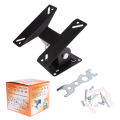1Set 14-24Inch TV Mounts LCD LED Monitor Wall Mount Bracket Fixed Flat Panel TV Frame Support 180 Degrees Tilt Angle w/Screw. 