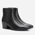 Size 40~46 Men Heightened Shoes Fashion Men high-heeled Boots Leather Chelsea Ankle Boots #G18 BunnyGarden. 