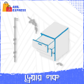 Triple Drawer Lock File Cabinet Lock Side Mounting Three Interlocking Associated Lock.