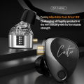 KZ Castor Hifi Headphones Dual Dynamic Driver High-end Tunable Bass Balanced Armature Wired Earbuds Monitor Headphone.