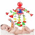 Baby Rotating Bed Bell Toy with Music - Multi-color.